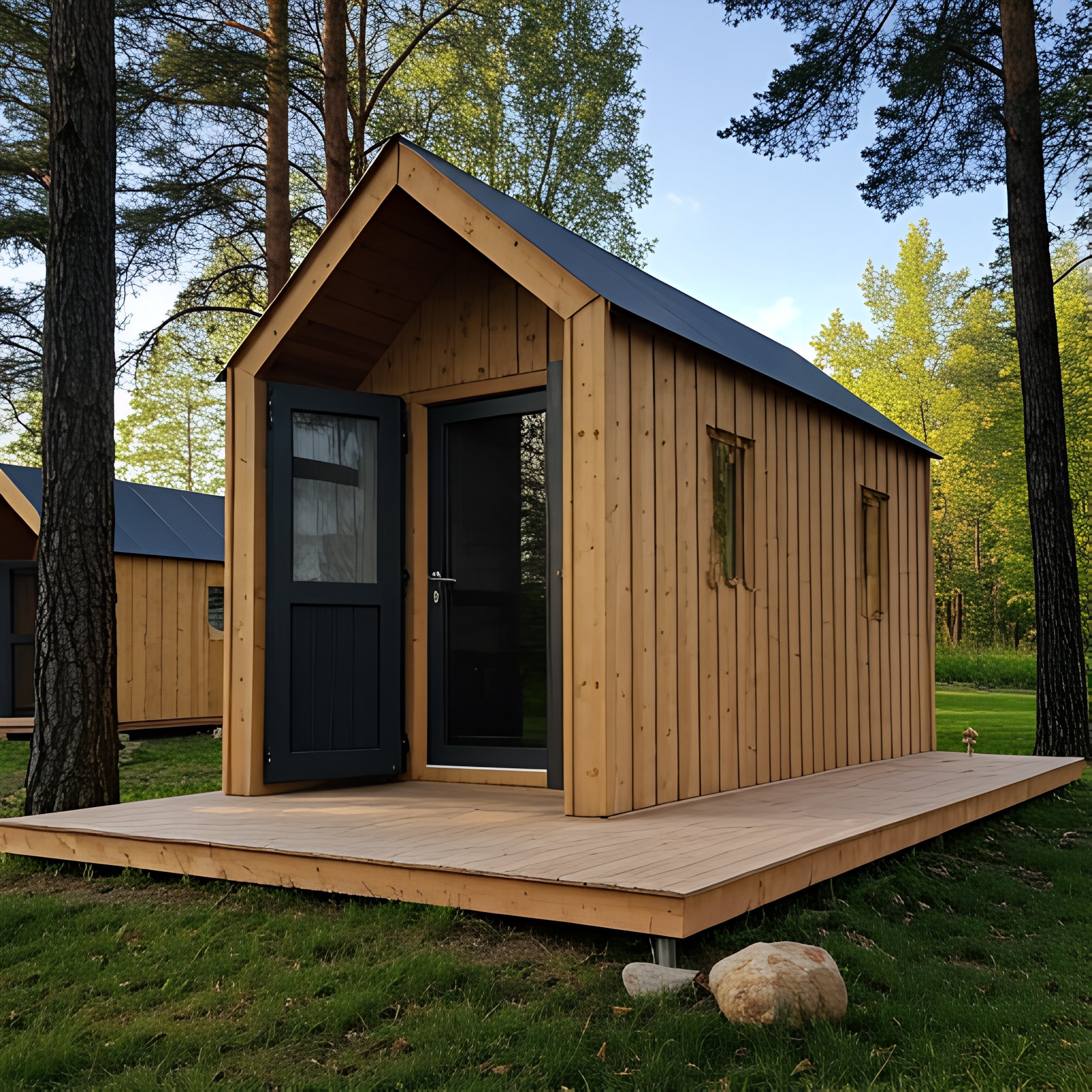 Geodezijska glamping kupola u zimskoj šumi