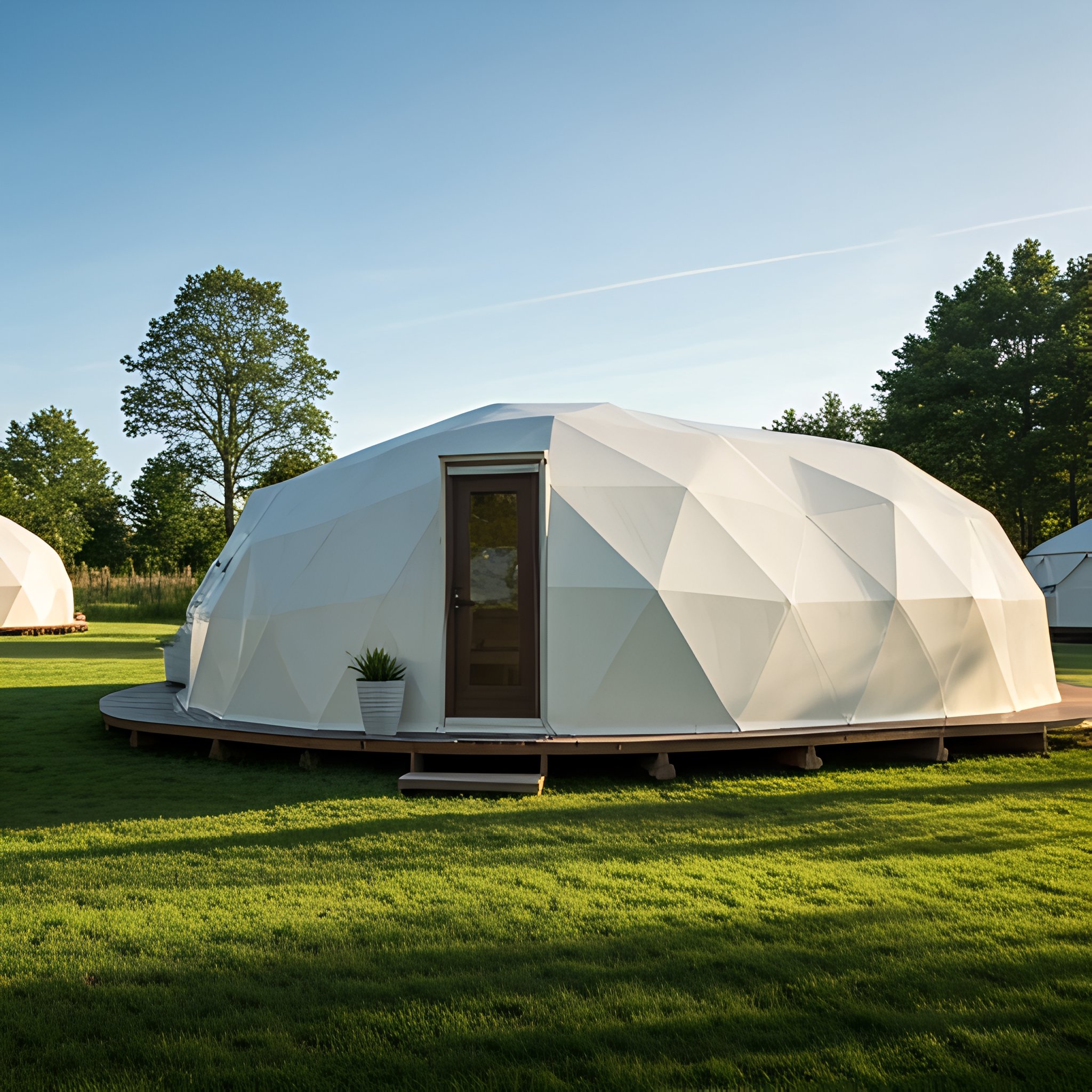 Unutrašnjost profesionalne radionice za gradnju od drveta — Prefab Dom