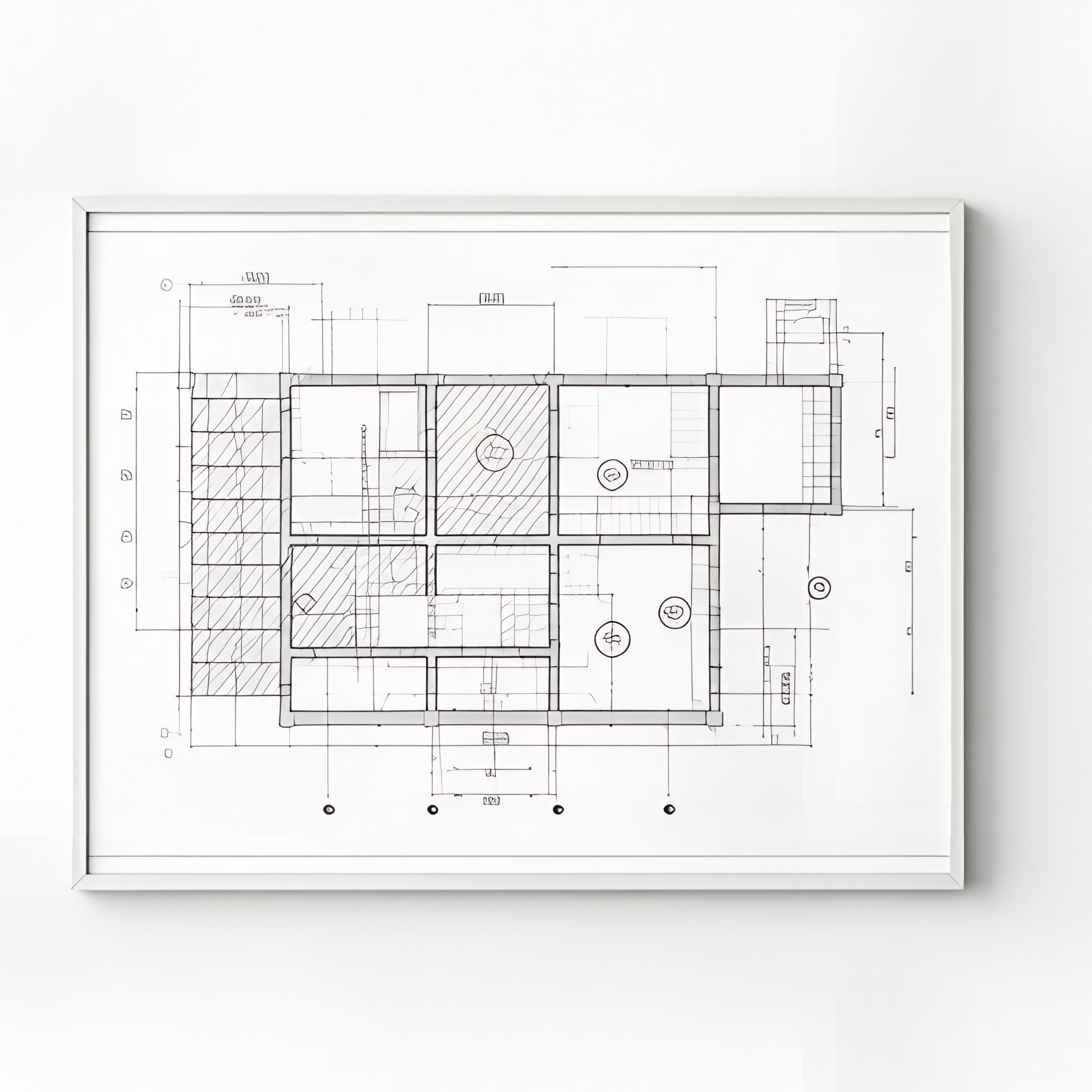 Moderni arhitektonski nacrti i tehnički crteži za montažnu kuću
