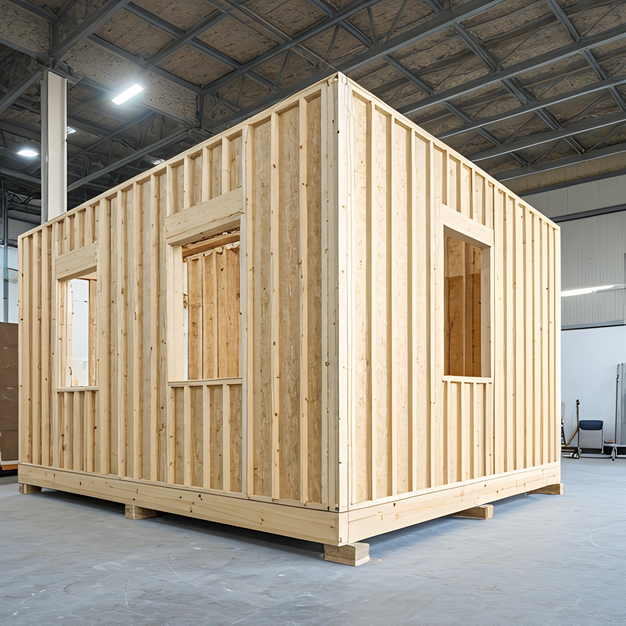 Izrada modularne kuće u radionici